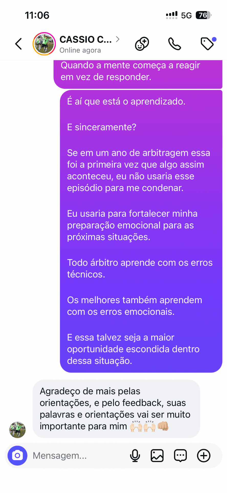 Depoimento real de aluno 2