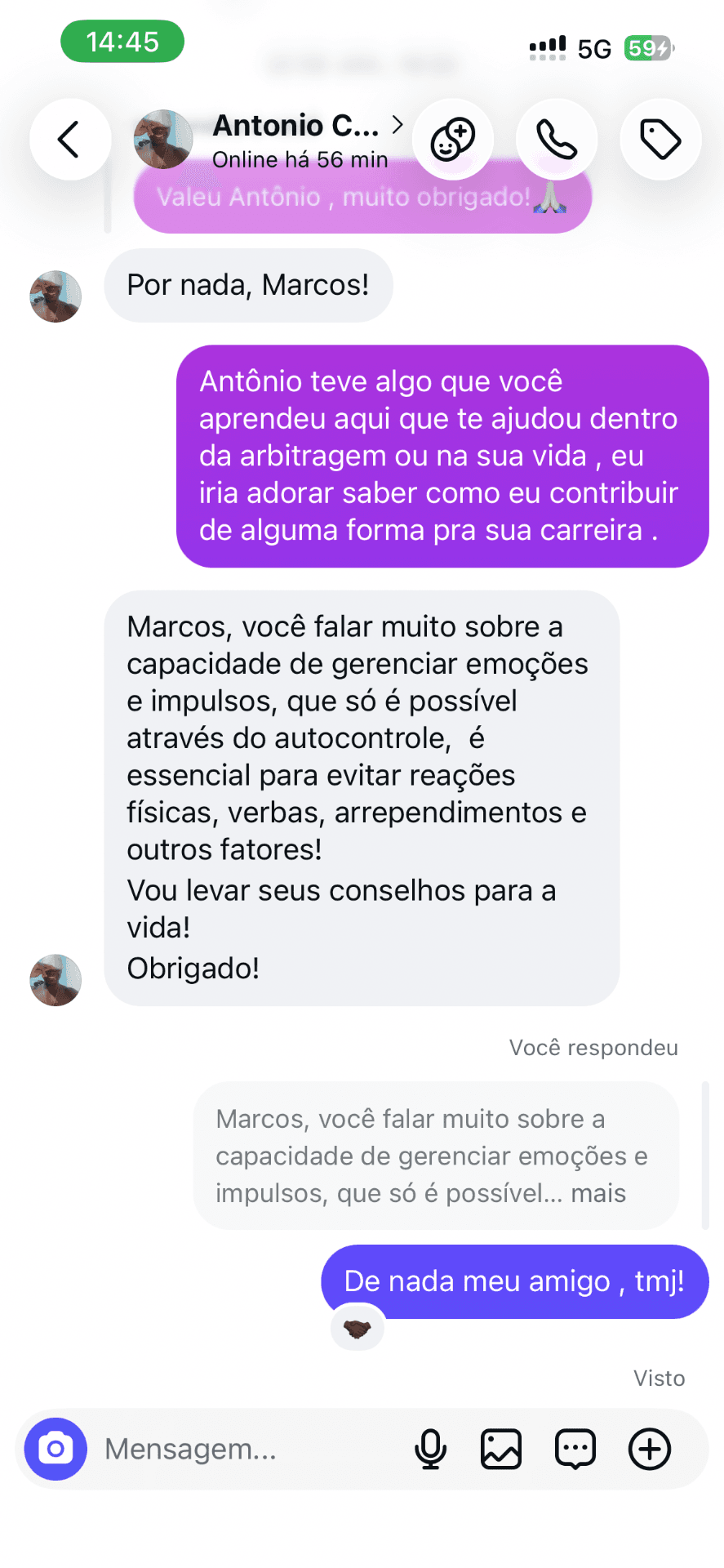 Depoimento real de aluno 4