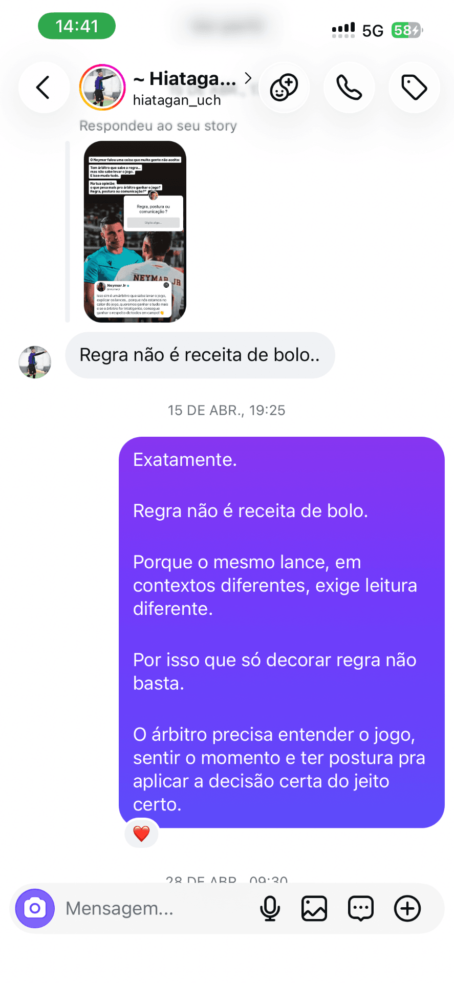 Depoimento real de aluno 3