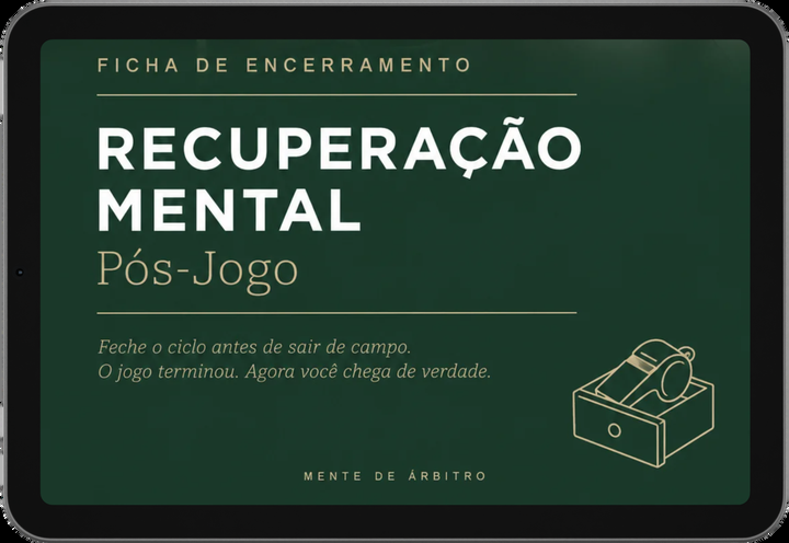 Aula Extra: Recuperação Mental Pós-Jogo
